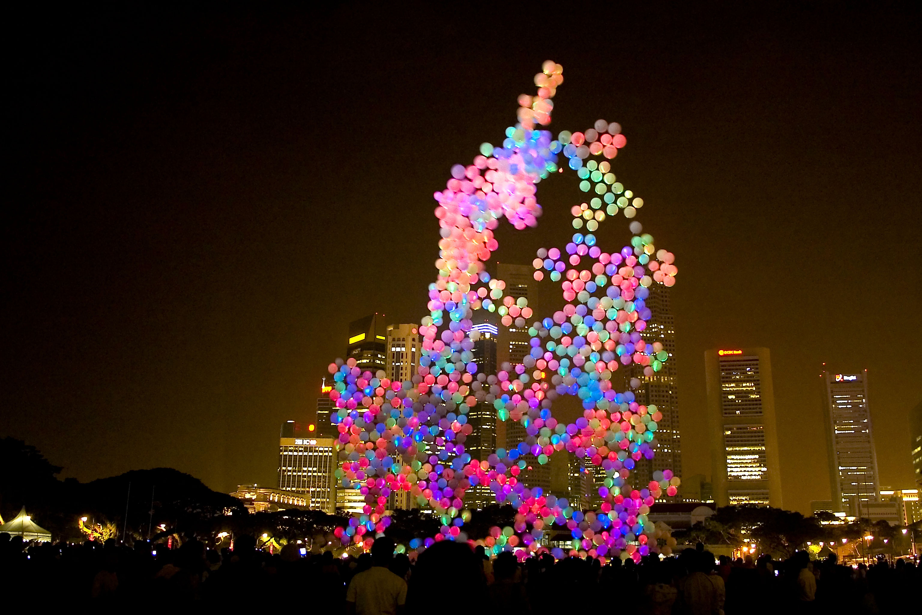 Open Burble, Singapore, configured and constructed by hundreds of members of the public